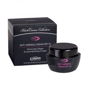Crema antiarrugas derma-age plus SPF-15 caviar negro