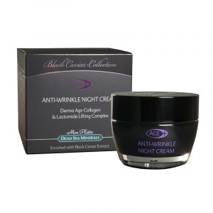 Crema de noche antiarrugas derma-age caviar negro