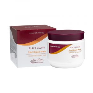 Mascarilla capilar para cabello alisado caviar negro 500 ml.