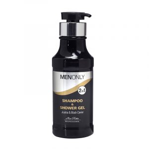 Champú y gel de ducha jojoba y caviar negro 400 ml.